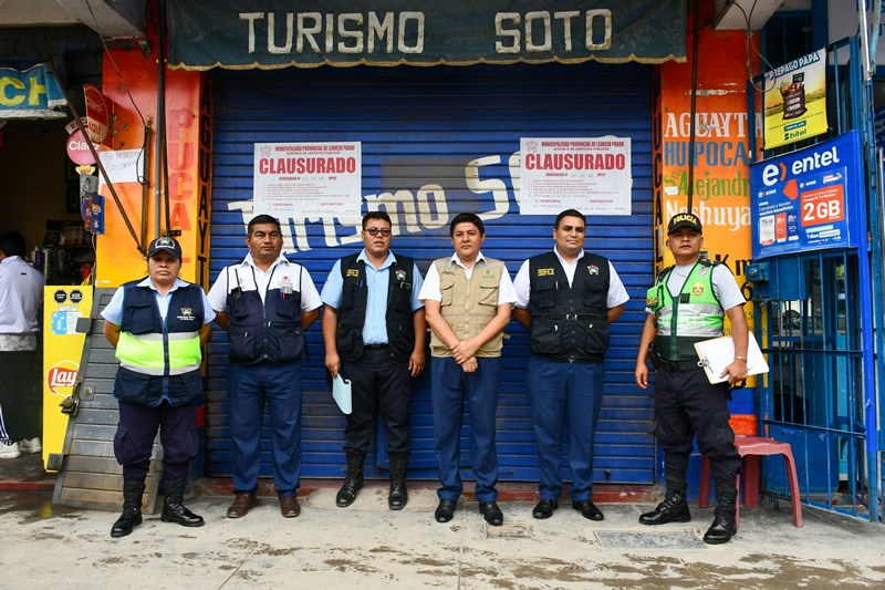 CLAUSURAMOS ESTABLECIMIENTOS COMERCIALES INFORMALES!