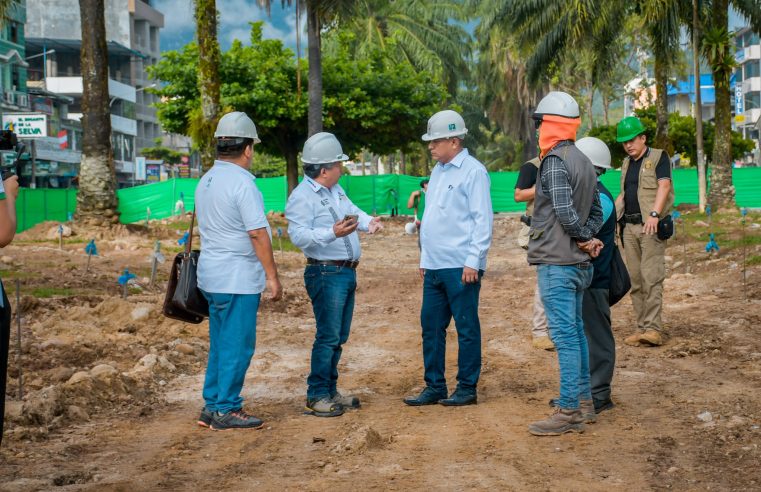 ¡AUTORIDADES VERIFICARON EL AVANCE DE LA REMODELACIÓN DE LA ALAMEDA PERÚ!