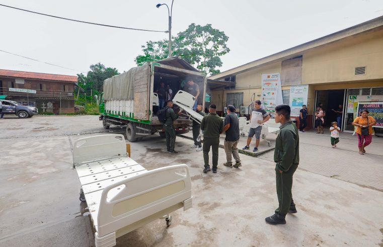 «INICIAN TRASLADO DEFINITIVO DEL HOSPITAL DE CONTINGENCIA AL NUEVO HOSPITAL DE TINGO MARÍA»