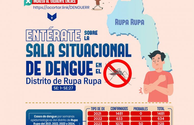 «NO BAJES LA GUARDIA HAZLE EL PARE AL DENGUE»