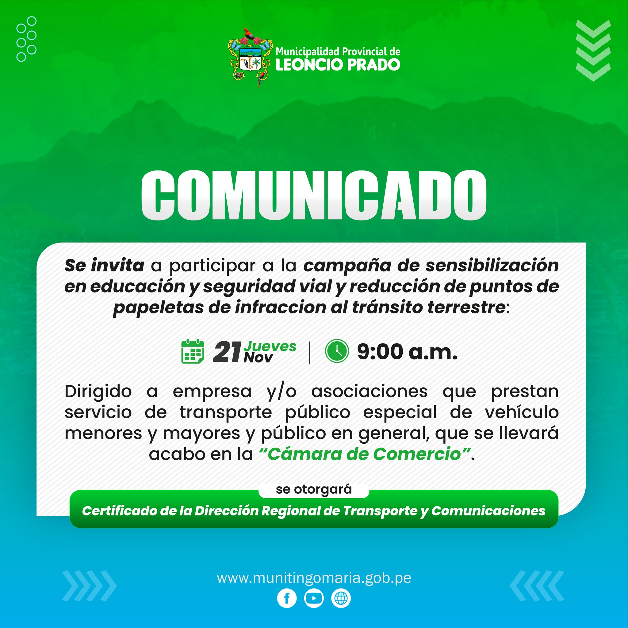 ¡𝐀𝐭𝐞𝐧𝐜𝐢ó𝐧 𝐭𝐫𝐚𝐧𝐬𝐩𝐨𝐫𝐭𝐢𝐬𝐭𝐚𝐬!