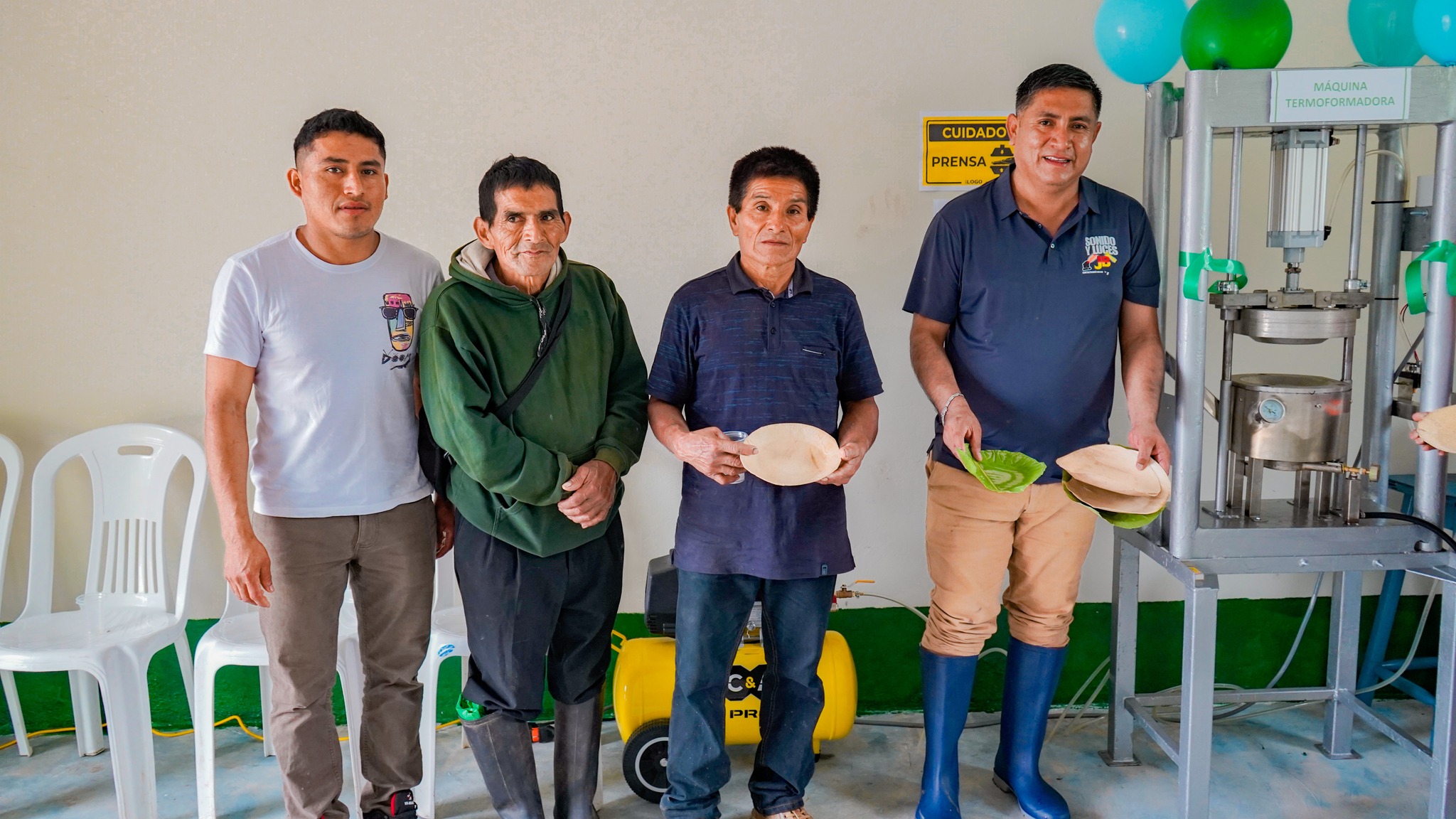 ¡Producción de Platos Biodegradables en Leoncio Prado!