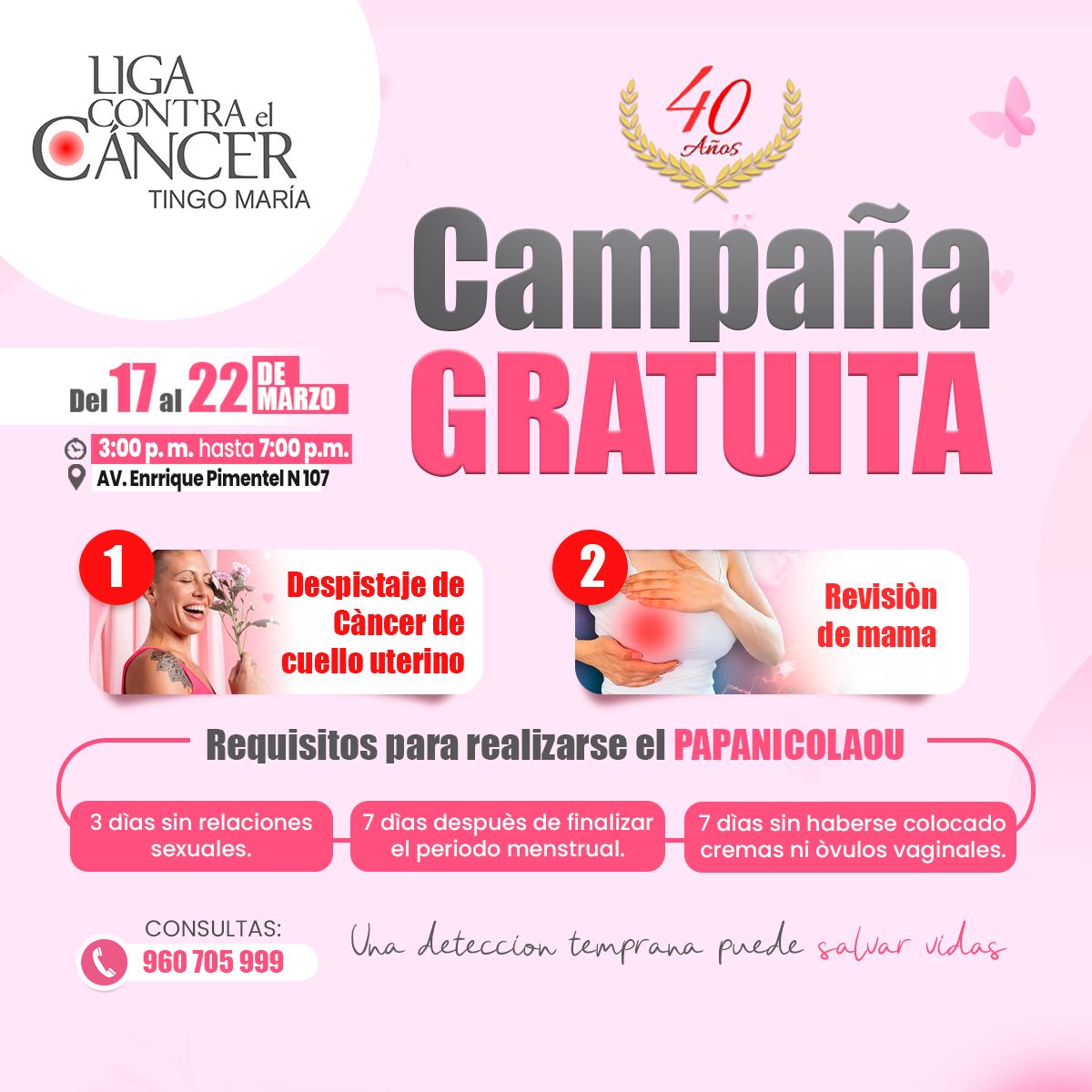 ¡La prevención salva vidas!