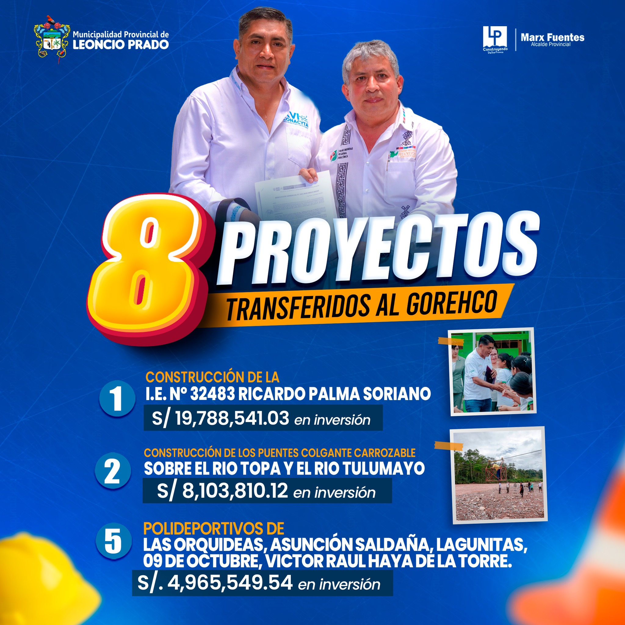 «Más obras para Leoncio Prado»