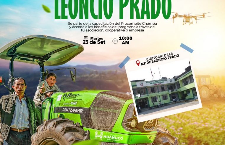 📢🚜 ¡Tingo María se activa con la Ruta del Procompite 2025 – 2027! ✨🌱