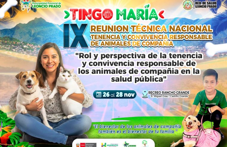 Preparate 🐾💚 ¡Tingo María es sede de la IX Reunión Técnica Nacional!