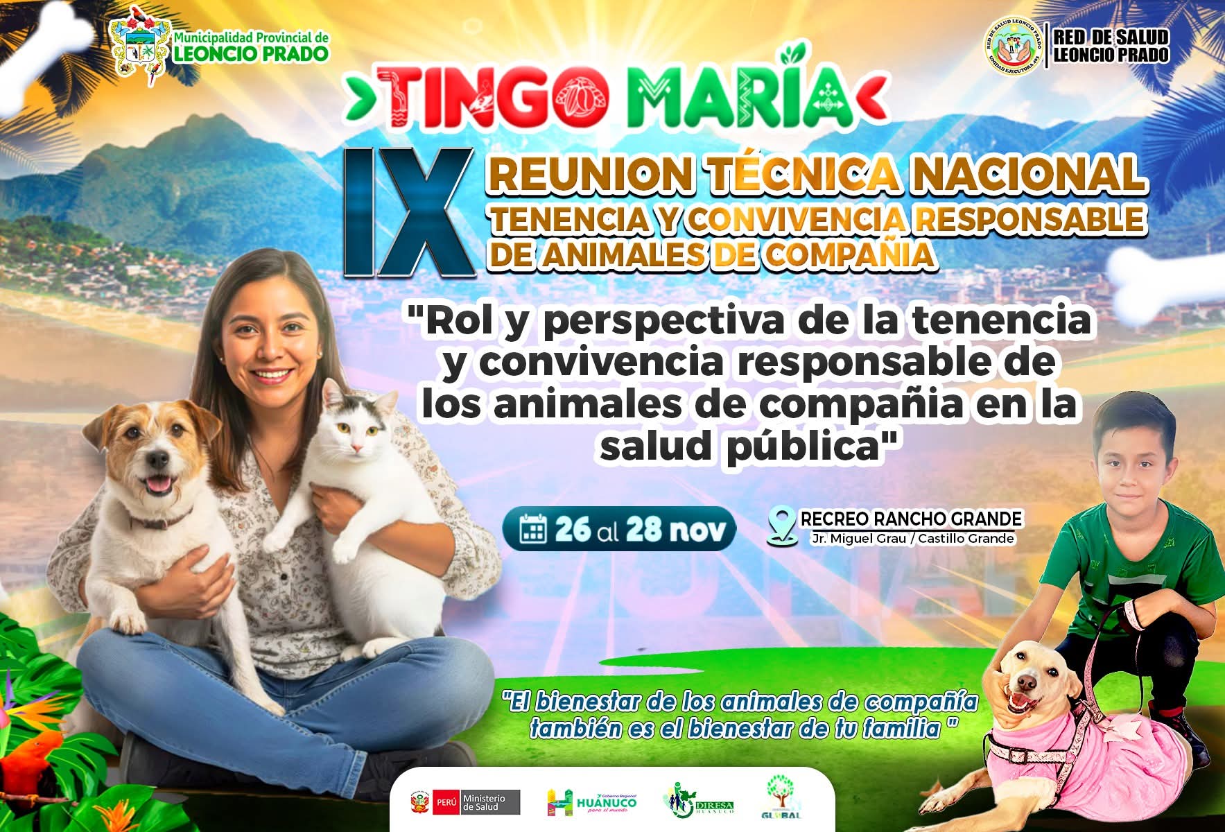 Preparate 🐾💚 ¡Tingo María es sede de la IX Reunión Técnica Nacional!