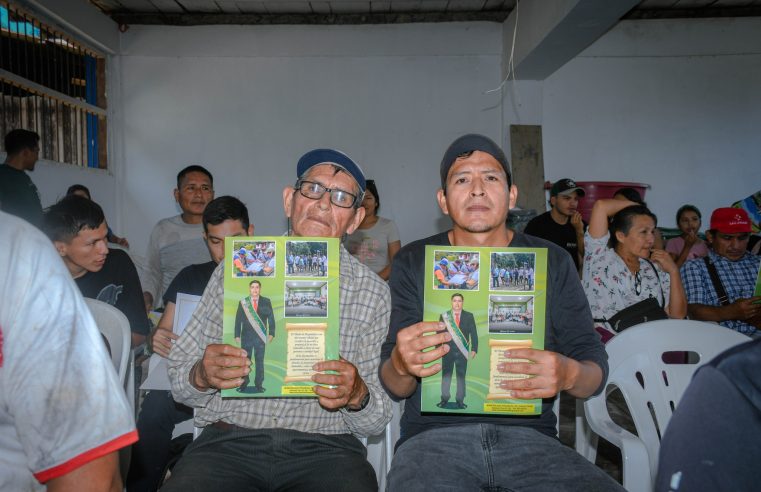 Entregamos titulo de propiedad en Caserío Corvina