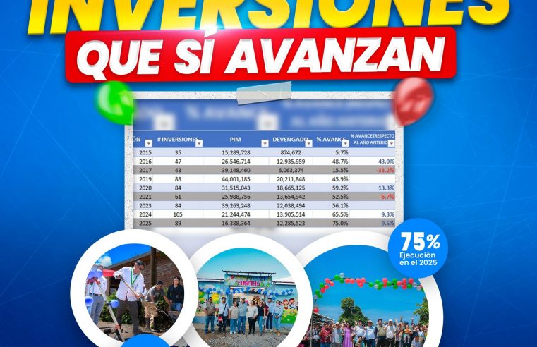 Inversiones que sí avanza