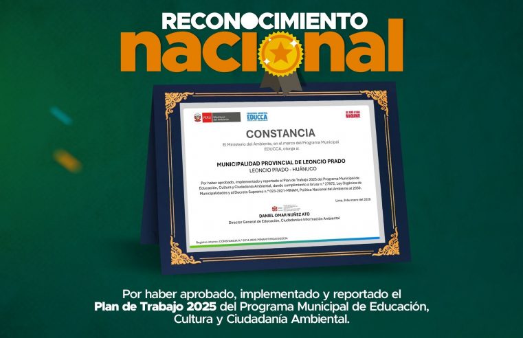 RECONOCIMIENTO AMBIENTAL QUE FORTALECE NUESTRO COMPROMISO CON EL FUTURO